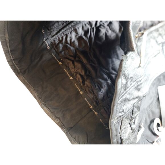 Hein Gericke Leather Motorcycle Jacket Womens 16 Protective Padded Biker Riding - Picture 15 of 16